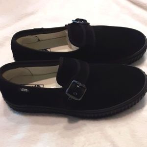 VANS Creeper 47 Mens black slip on size 10 suede